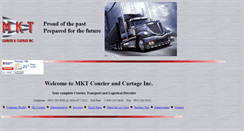 Desktop Screenshot of mktcourier.com